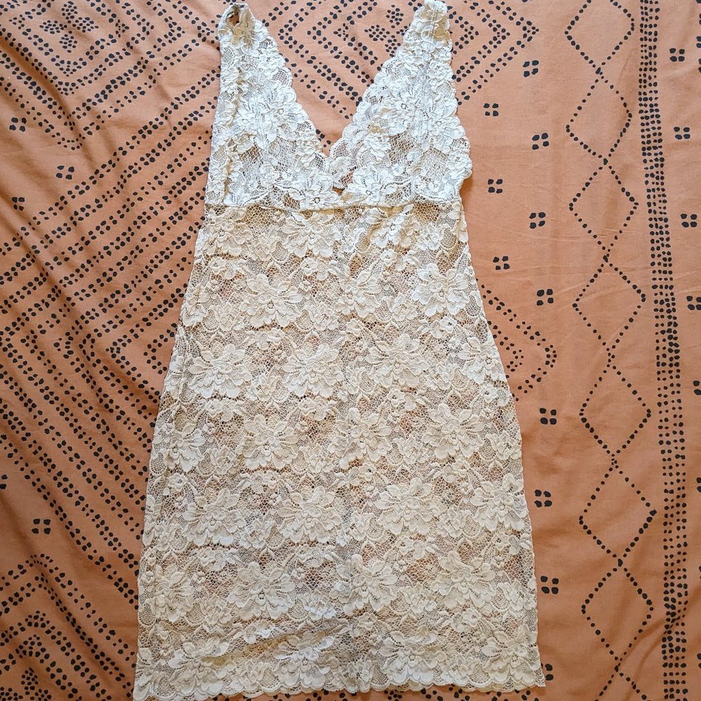 intimissimi Lace Slip Dress Size M